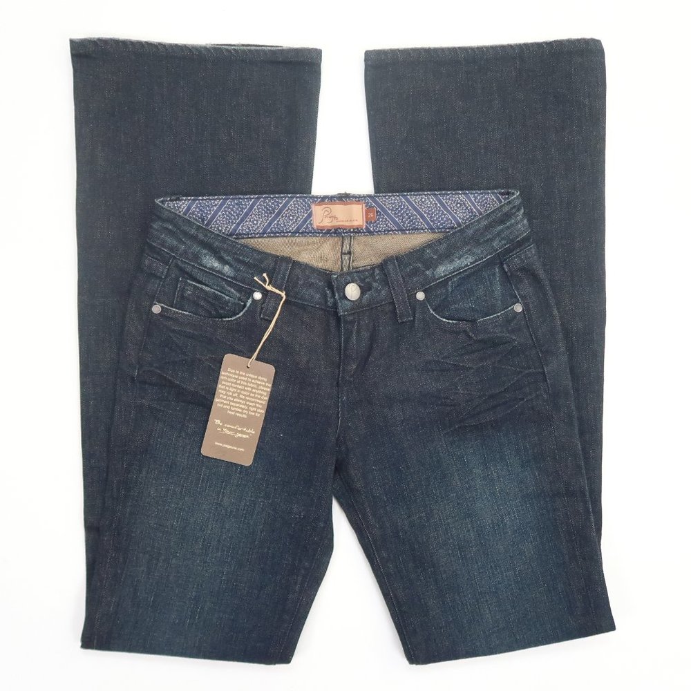PAIGE Laurel Canyon Low Rise Bootcut Jeans 24, 26 - Picture 5 of 11